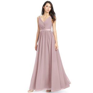 Azazie 'Leanna' Bridesmaids Dress Vintage Mauve A2